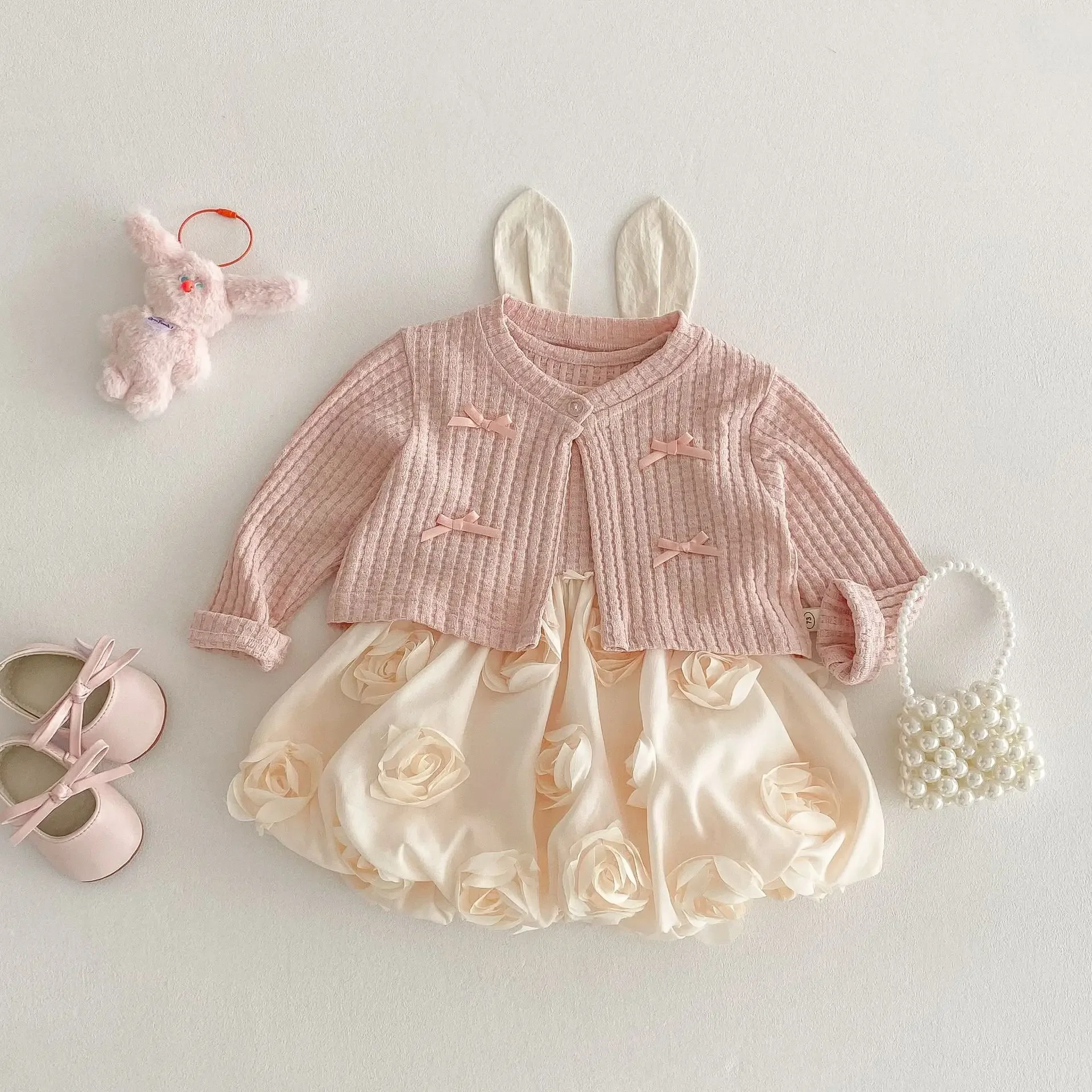 MILANCEL Vestido floral sin mangas para niña