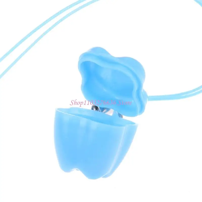 Caja para guardar dientes de leche portátil con tapa segura - imagen 5