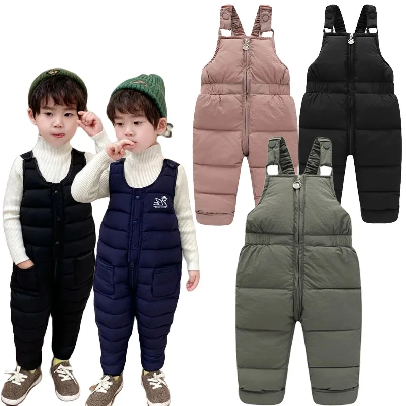 Mono de invierno acolchado para niños – cálido y resistente