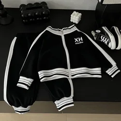 Conjunto de chándal infantil otoño con sudadera manga larga
