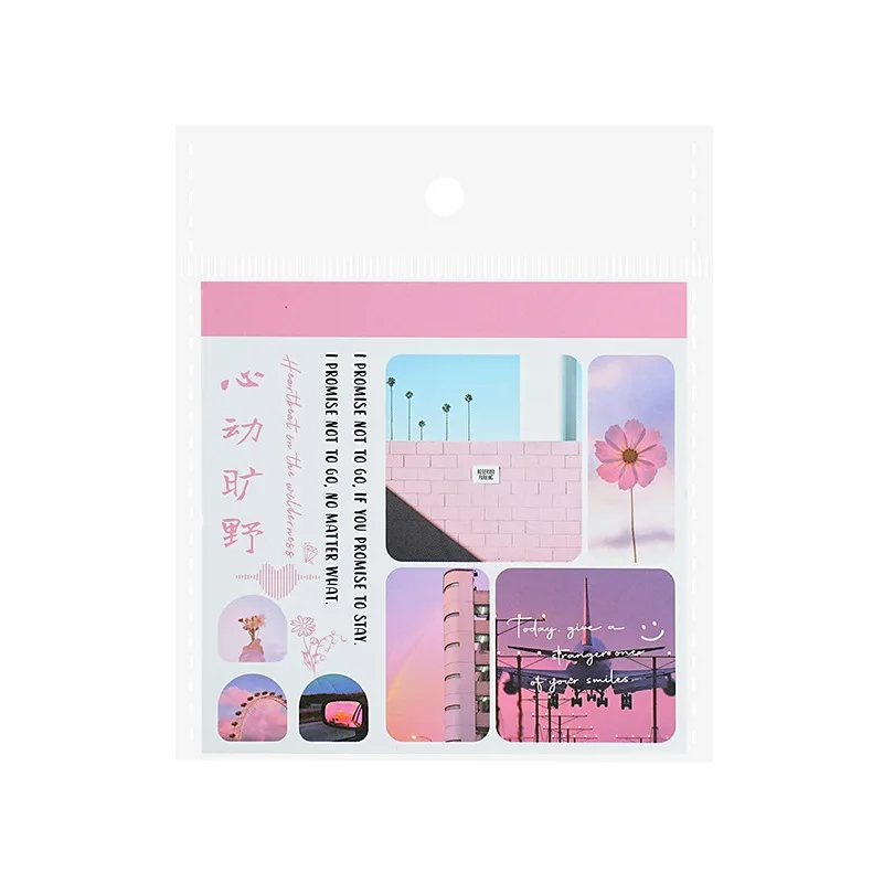 Libro de pegatinas Crossroads con ilustraciones estilo óleo para álbum - imagen 2