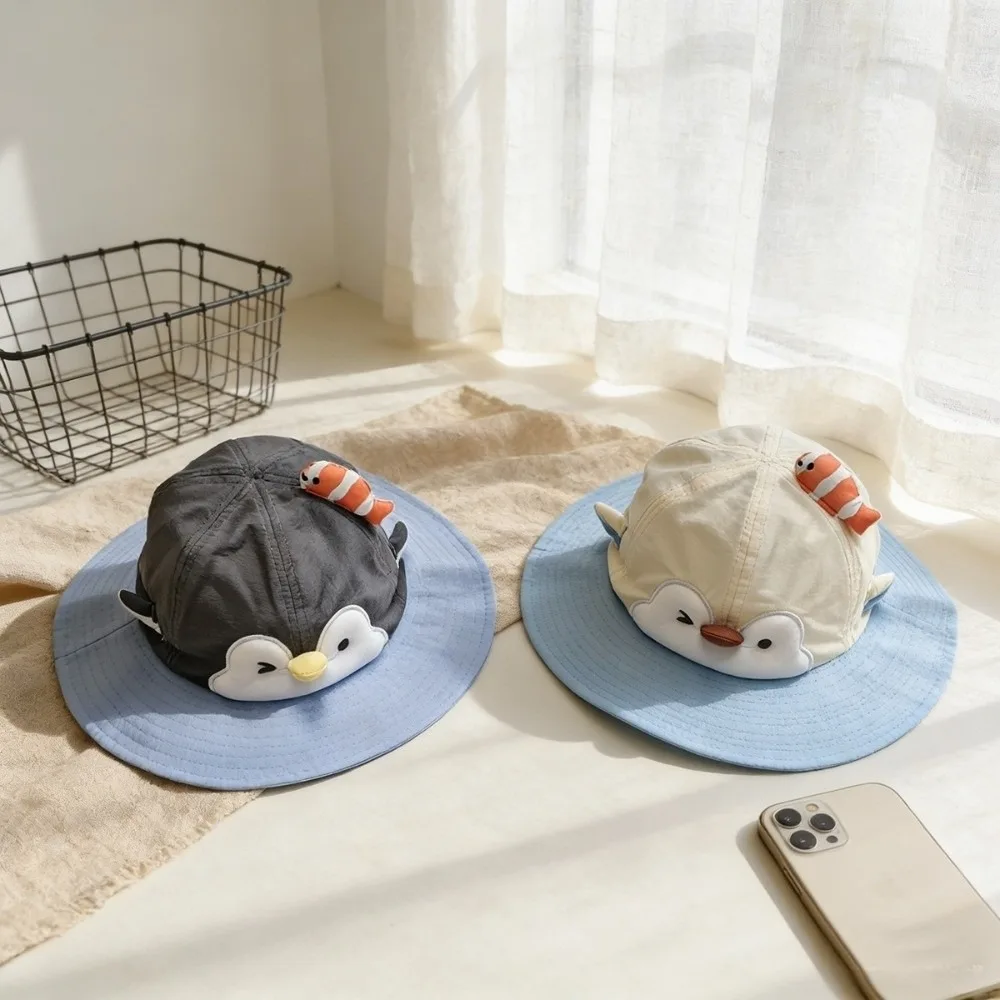 Sombrero de pescador infantil con dibujos y visera ancha de verano - imagen 4