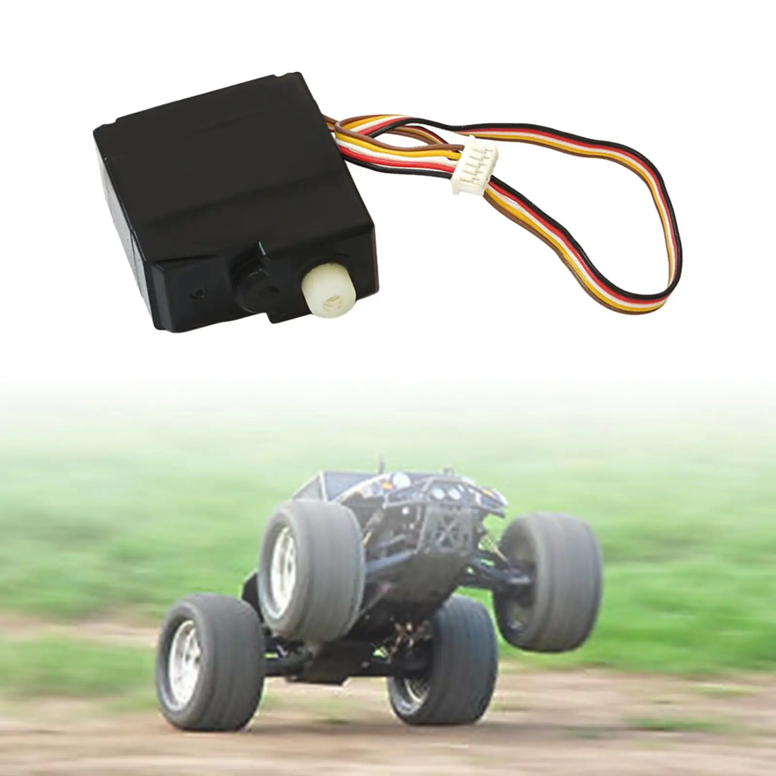 Servo de dirección RC para coche radiocontrol, repuesto DIY flexible - imagen 2