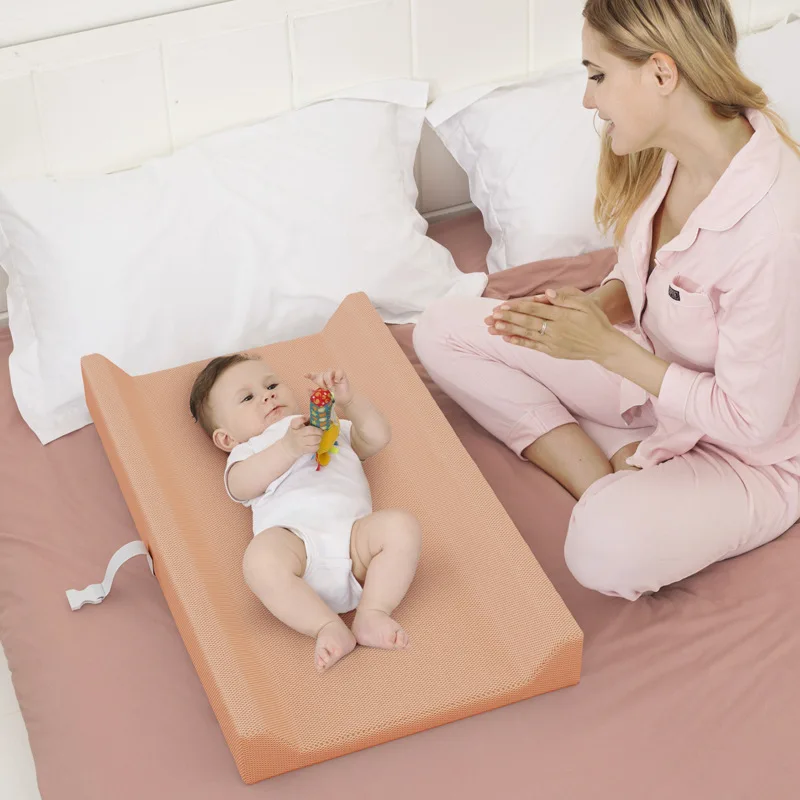 Cambiador de bebé acolchado con PU y almohadilla de masaje - imagen 3