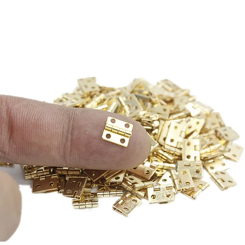 Mini bisagras plegables de cobre para juguete artesanal - imagen 4