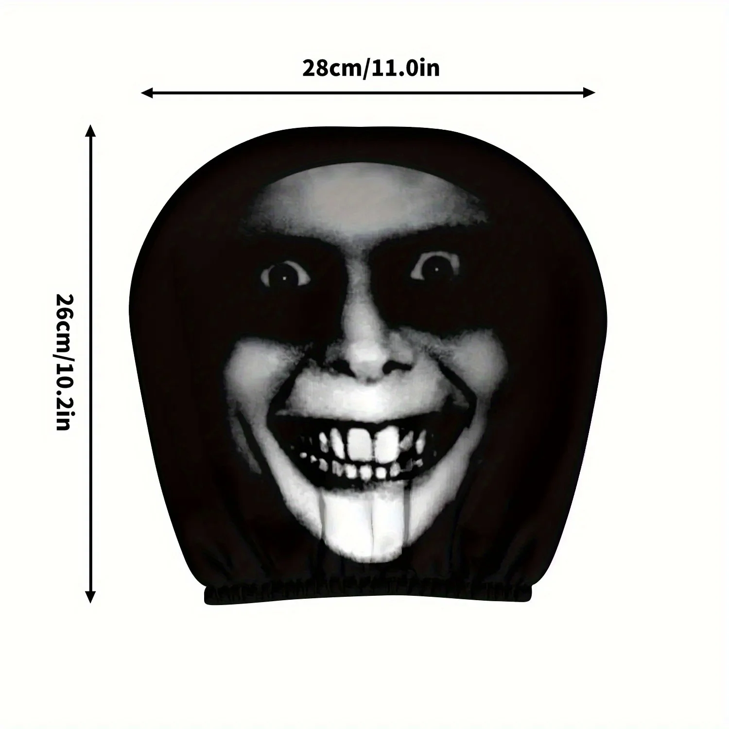 Fundas para reposacabezas de coche tema terror sin relleno cómodas - imagen 3
