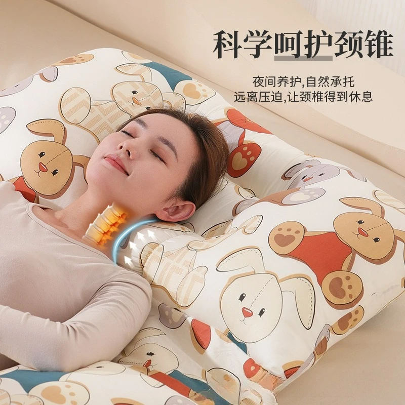 Almohada de embarazo forma U para dormir lateral - imagen 5