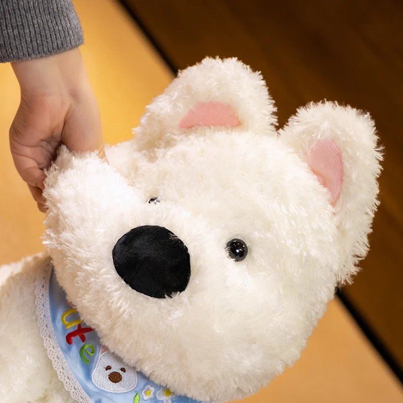 Peluche West Highland Terrier blanco suave para regalo - imagen 4