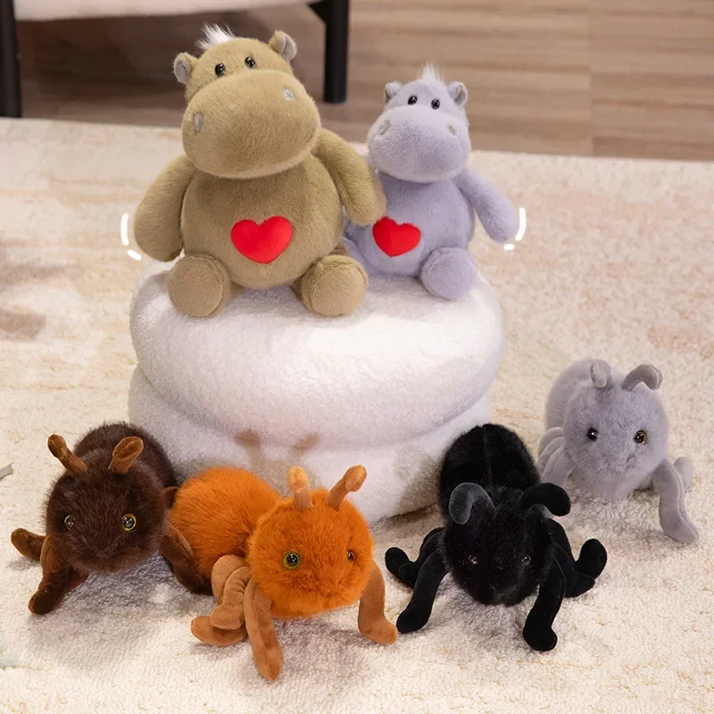 Peluche almohada hipopótamo abrazable infantil tierno - imagen 4