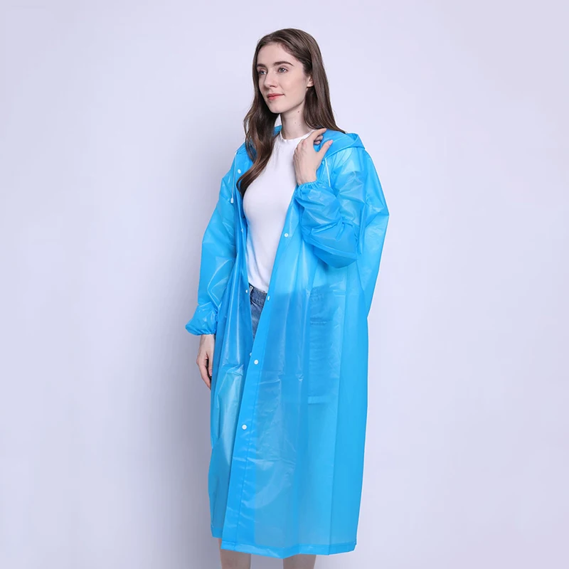 Chubasquero impermeable transparente para adulto