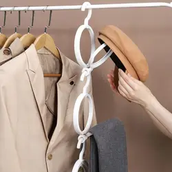 Soporte para pelucas pared duradero con ganchos multifunción salón