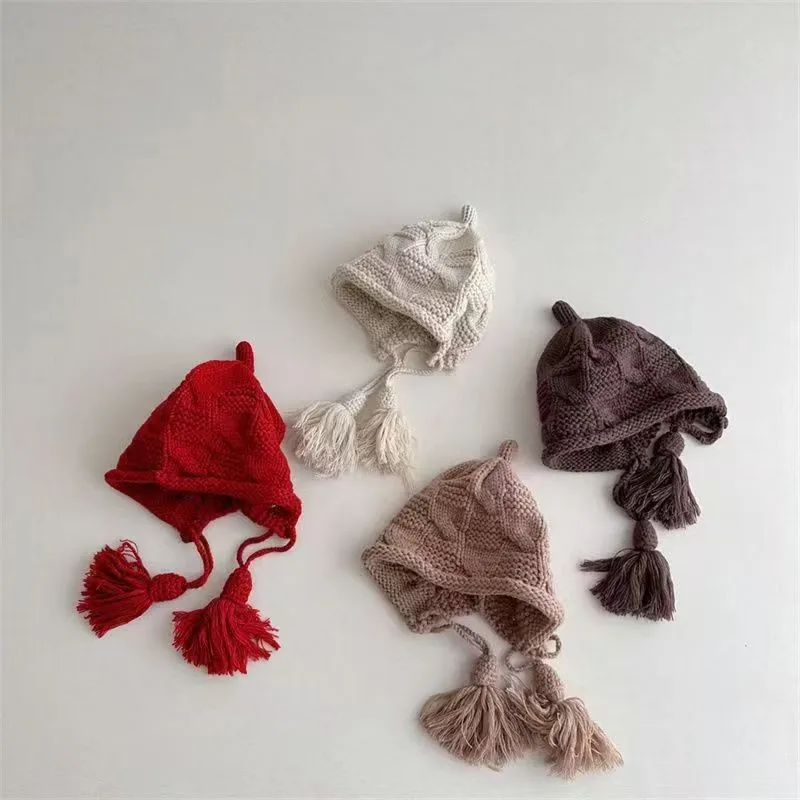 Gorro de bebé punto grueso cálido con protección de orejas - imagen 2