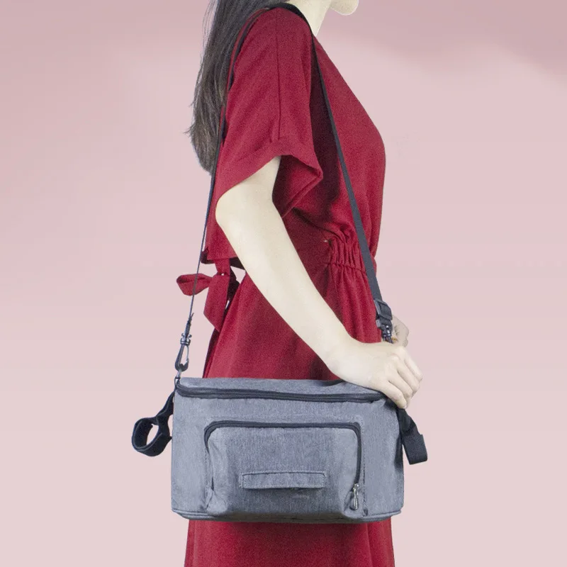 Bolsa pañales mochila impermeable con organizador y bolsillos viajes - imagen 5