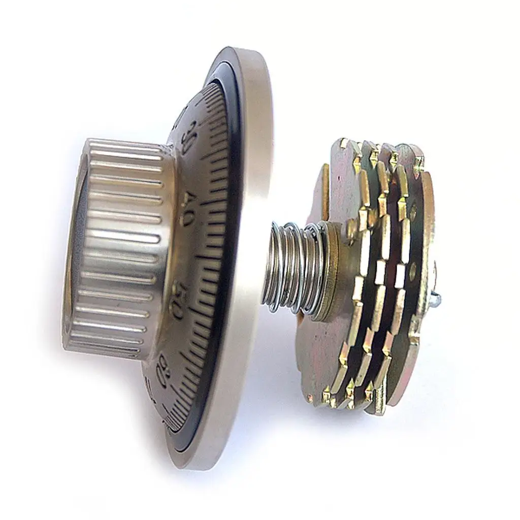 Cerradura de combinación plateada con seguridad para archivador - imagen 2