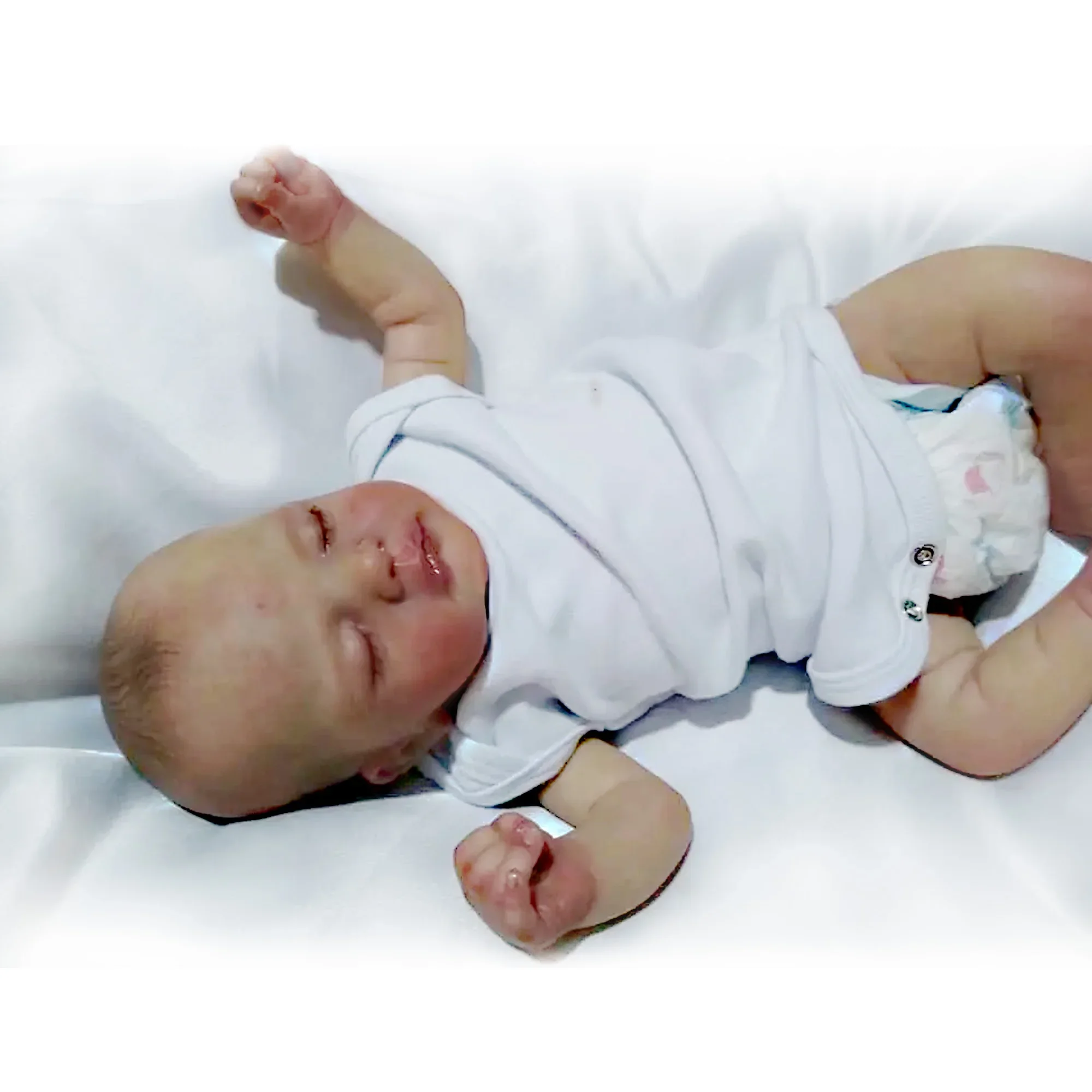 Muñeca Bebe Sam recién nacida reborn realista hecha a mano - imagen 5