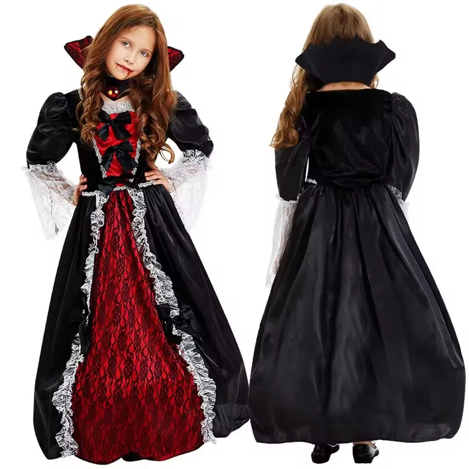 Vestido de Halloween para niñas estilo princesa, elegante - imagen 5