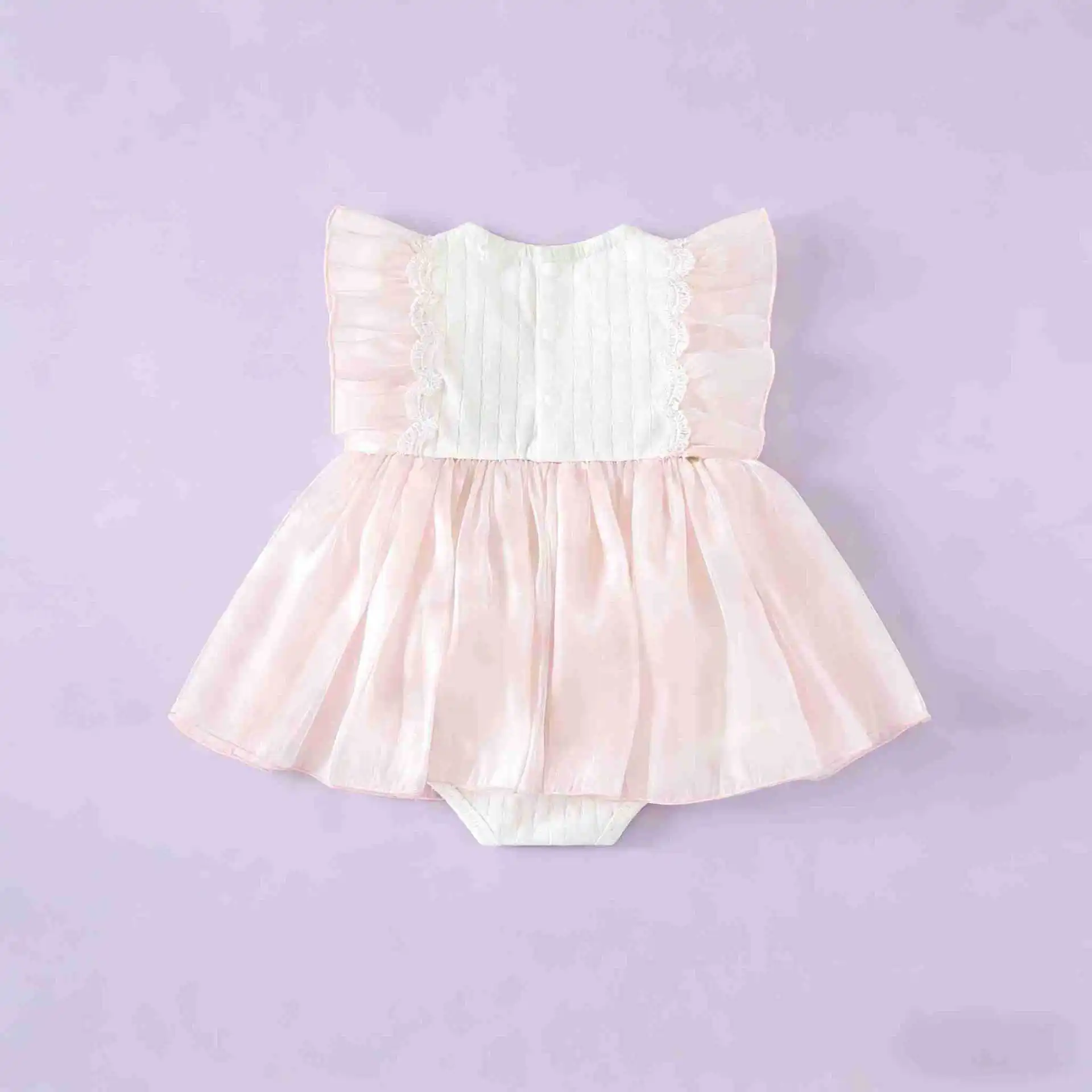 Vestido de verano para bebé niña estilo princesa, tejido ligero - imagen 5
