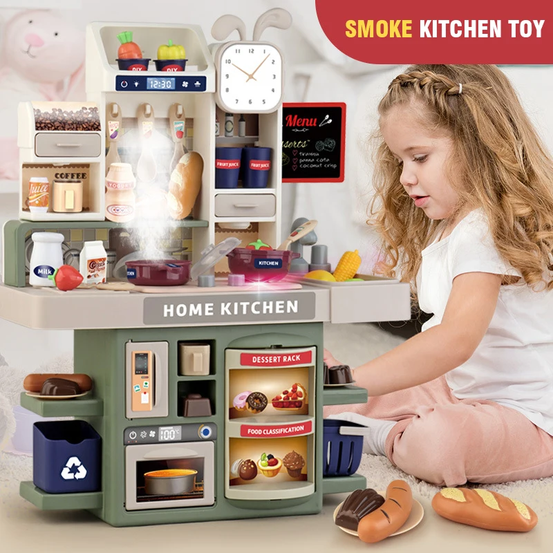 Juego de cocina infantil con utensilios de imitación y luces - imagen 5