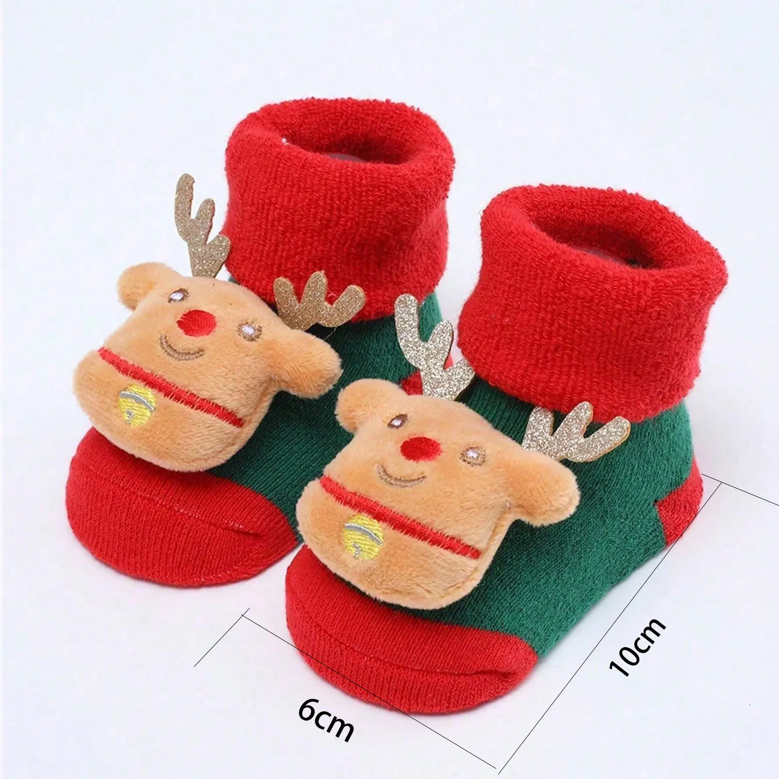 Calcetines de Navidad para bebé – Tejidos suaves y cálidos - imagen 2