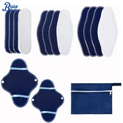 Compresas lavables de algodón absorbentes – Protector menstrual reutilizable