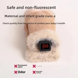 Calcetines antideslizantes gruesos para niños 1-5 años - Invierno