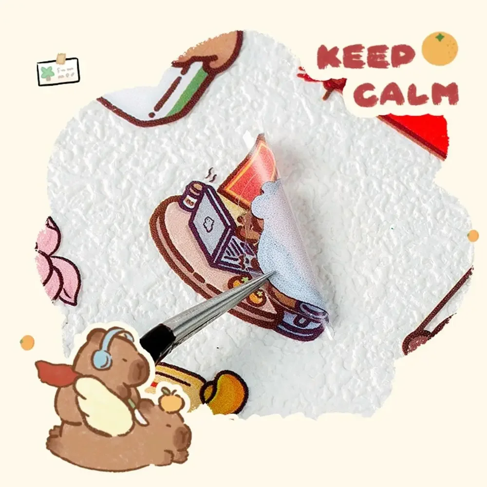 Pack de pegatinas kawaii de capibara