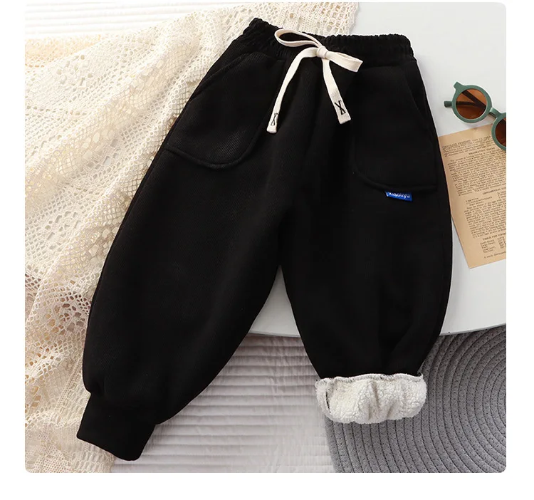 Pantalón infantil de forro polar - lado