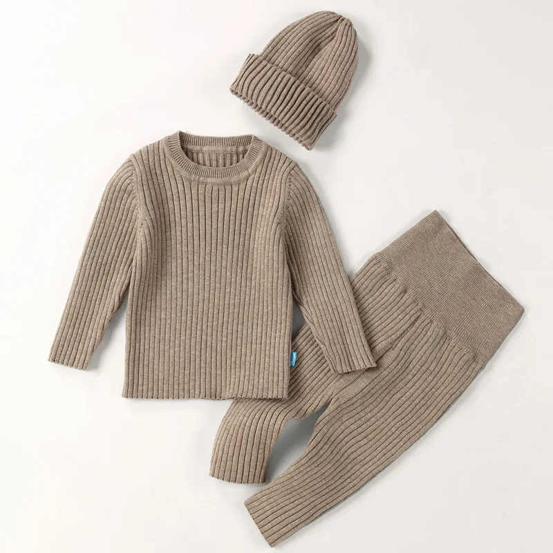 Conjunto de punto cálido para bebé, otoño-invierno niños y niñas - imagen 2