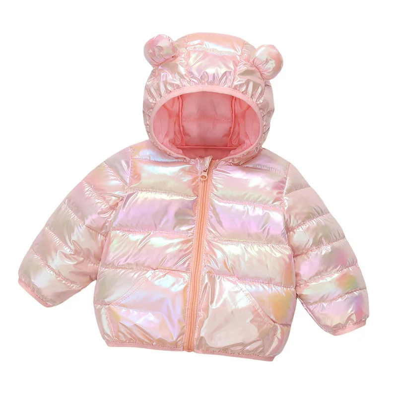 Abrigo de plumón con capucha cálido para invierno y otoño infantil - imagen 5