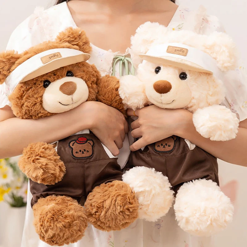 Oso de peluche blanco con traje y almohada suave - imagen 2