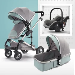 Cochecito 3-en-1 Luxe reversible360 para bebé