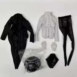 Traje de esmoquin para muñeco con camisa y pajarita infantil