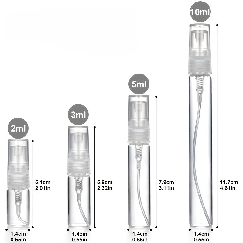 Scent Pod frasco perfume recargable de vidrio para llevar - imagen 3
