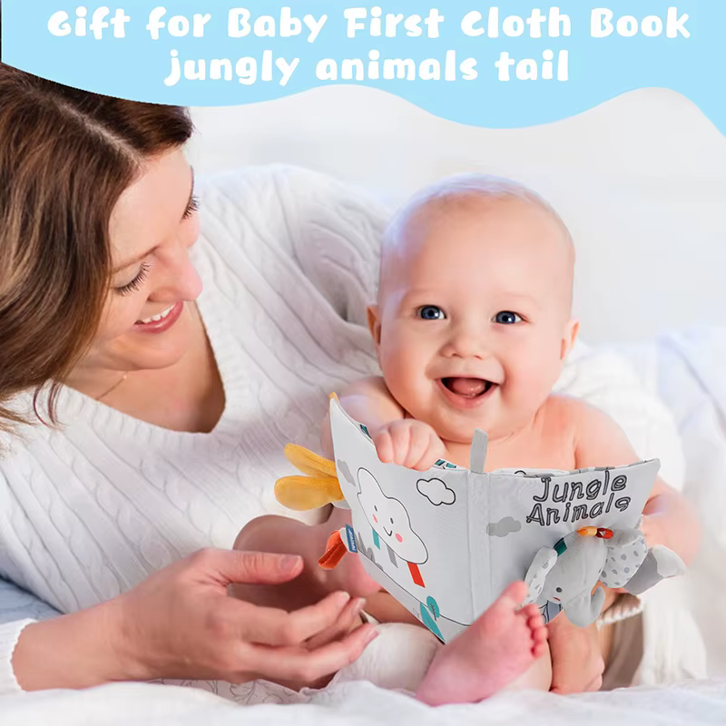 Libro de tela suave y seguro para bebés