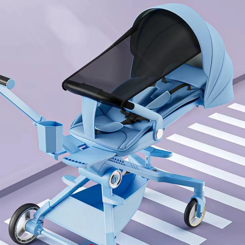 Cochecito de bebé con suspensión y asiento reclinable - imagen 2