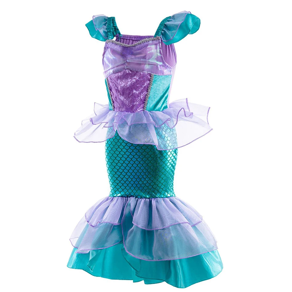 Disfraz de Ariel para niña Disney – Sirenita infantil - imagen 3