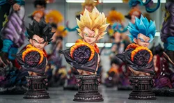 Figura articulada PVC Dragon Ball Z Gogeta con cabeza intercambiable