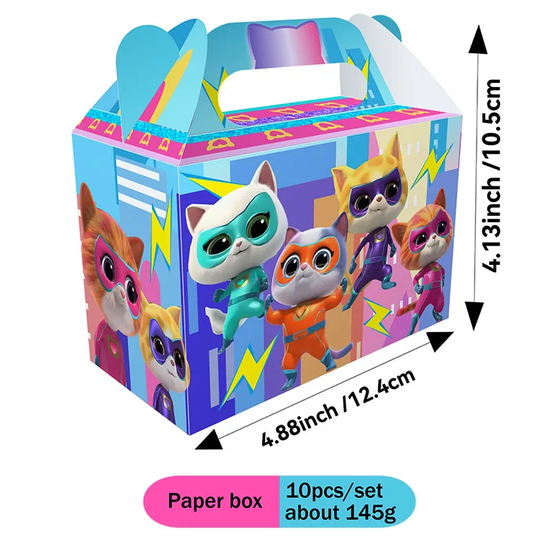 Cajas de papel con diseño de personaje para fiesta