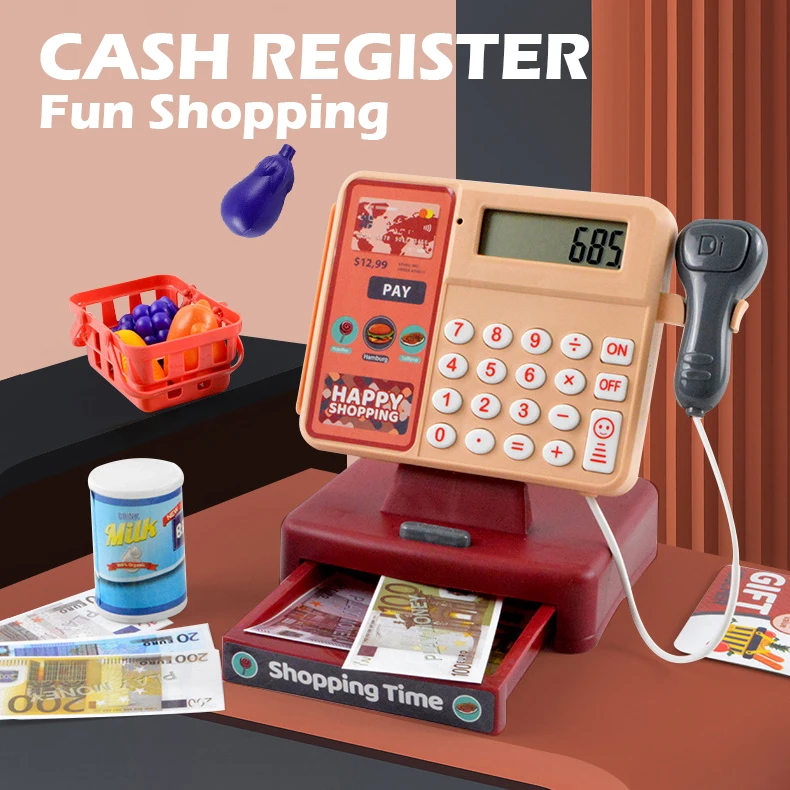 Caja registradora de supermercado – Juguete educativo para niños - imagen 5