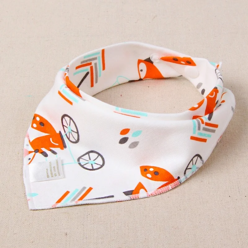 Baberos bandana de tela para bebés – Ideales para alimentación - imagen 2