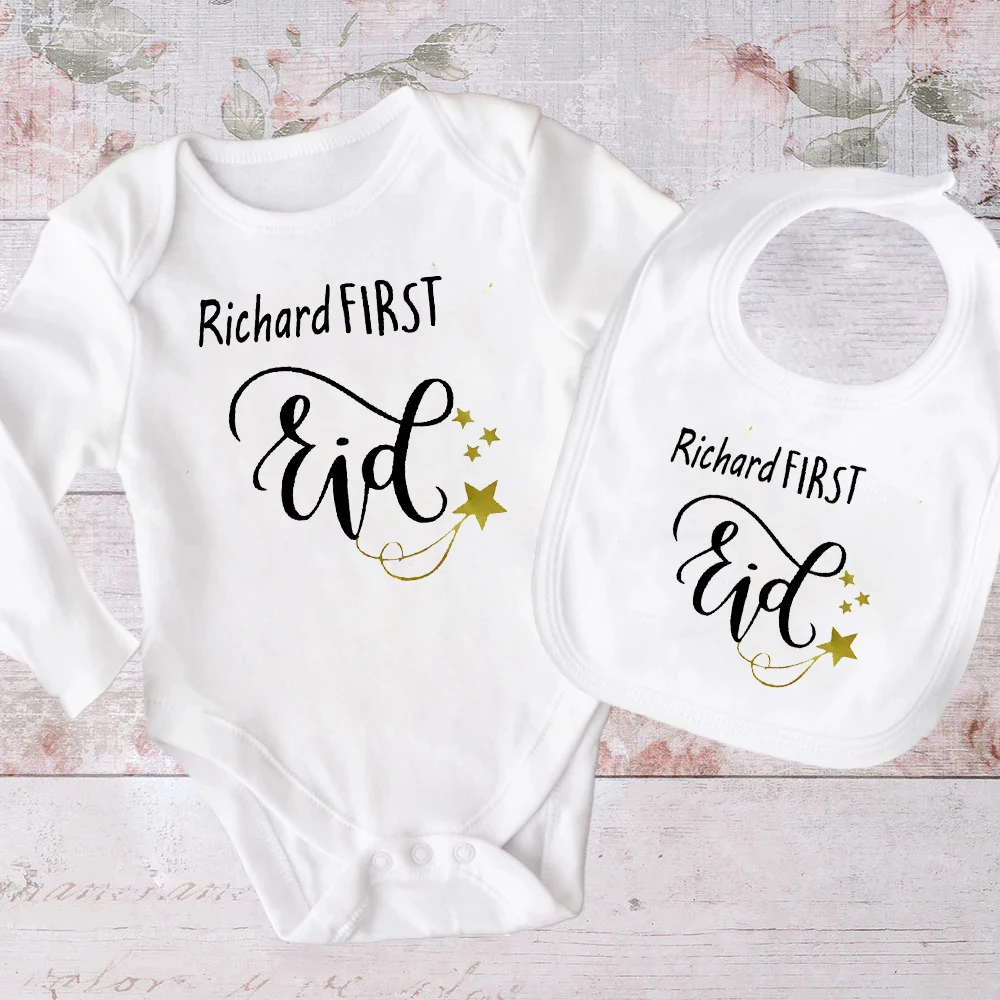 Pelele Eid para bebé niña – Conjunto 2 piezas con diseño festivo - imagen 4
