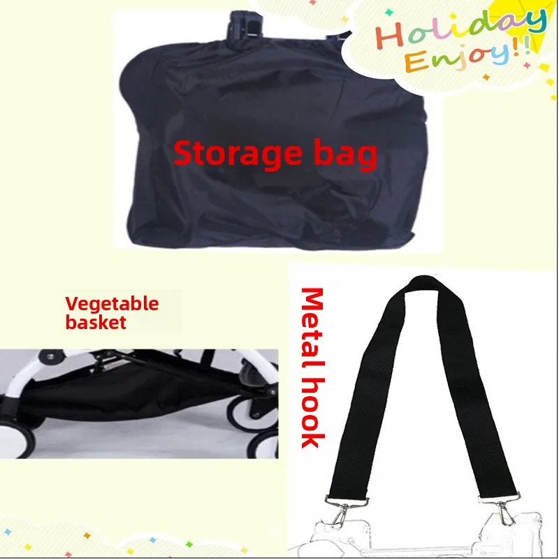 Bolsa para cochecito impermeable con correa de hombro