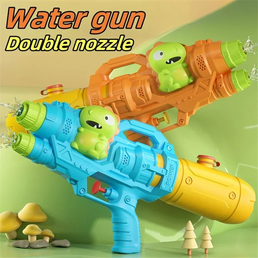 Pistola de agua unicornio de doble boquilla para piscina infantil - imagen 5