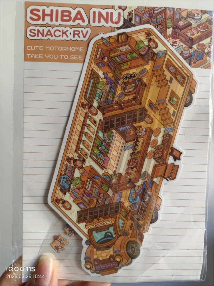 Adhesivos decorativos en relieve para cabañas en miniatura - imagen 2
