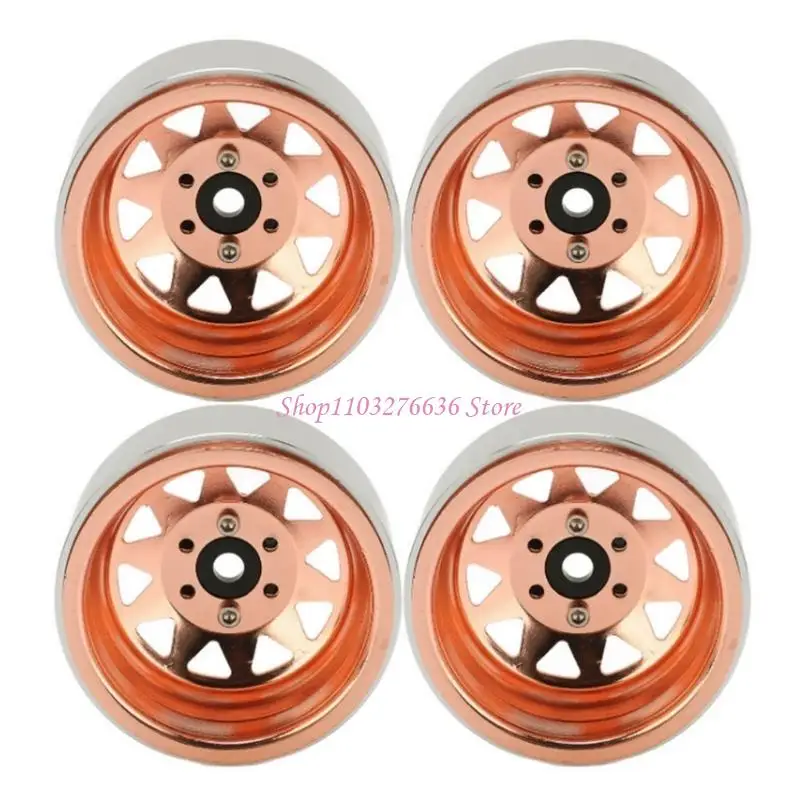 Ruedas beadlock para coche trepador teledirigido con cubo de aleación - imagen 3