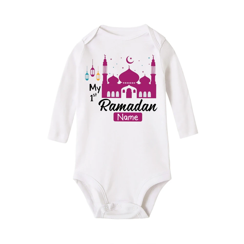 Pelele Eid al-Fitr para bebé – Algodón cómodo de fiesta - imagen 4