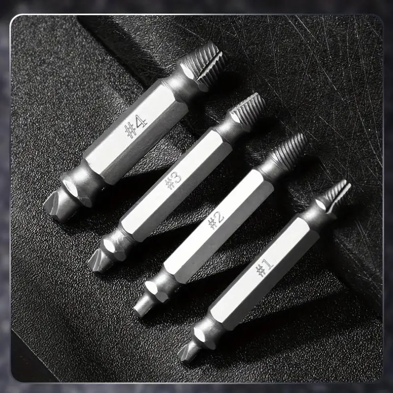 Extractor de tornillos dañados con brocas guía para pernos rotos - imagen 4
