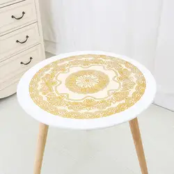 Mantel impermeable estampado floral redondo cuadrado resistente al aceite