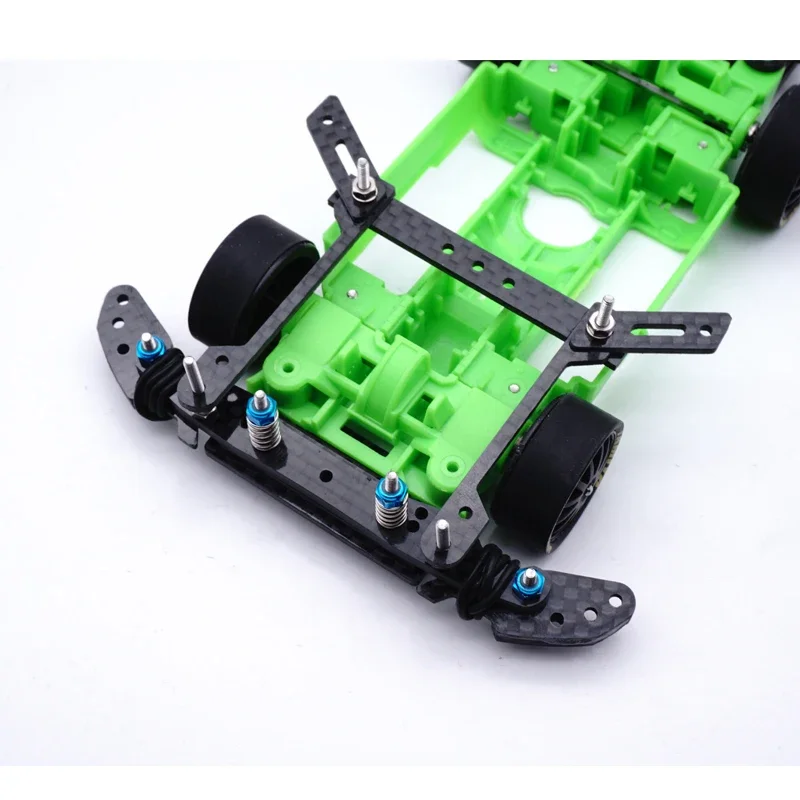 Placa amortiguadora frontal de carbono para chasis mini cuatro ruedas - imagen 2