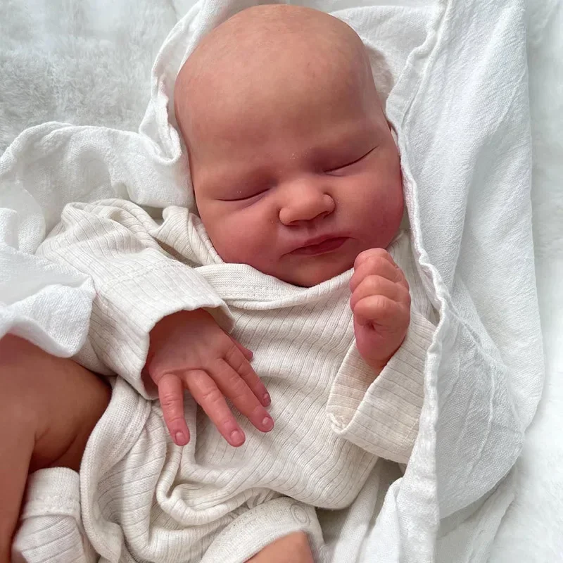 Baby Quinlyn muñeca Reborn para dormir, tacto suave y realista - imagen 2